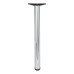Rothley Adjustable Worktop Support Breakfast Bar Table Leg - 60 x 710mm - Pol Chrome - Pack of 4