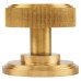Hampstead Riley Lines Mortice Door Knob - 62mm Rose Diameter - Satin Brass