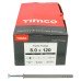 TIMCO Screw Type Frame Fixing - 8 x 120mm - Pack of 100