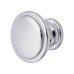 Hampstead Disc Round Cabinet Knob - 30mm Diameter - Polished Chrome