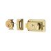 Yale 77 Traditional Nightlatch - 60mm Backset - Polished Brass Case/Cylinder