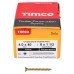 TIMCO Solo Chippy Pozi Countersunk Wood Screws - 4.0 x 40mm - Yellow Zinc - Pack of 200