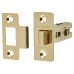 Exel Budget Scroll Privacy Door Handle Kit - Short Plate - Polished Brass
