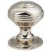 Hampstead Georgian Ringed Mortice/Rim Door Knob - 50mm Rose Diameter - Polished Nickel