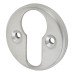 Exel Escutcheon - 40mm Diameter - Euro - Satin Chrome