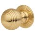 Exel Beehive Ball Cabinet Knob - 35mm Diameter - Polished Brass