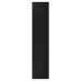 Hoppe AR624B Nylon Self-Adhesive Plain Finger Plate - 350 x 75mm - Ebony Black