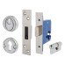 Hampstead BS3621 Euro Deadlock & Dbl Cylinder - 78mm Case - 57mm Backset - Square - Pol Stainless 