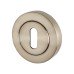 Excel Escutcheon - 52mm Diameter - Keyhole - Satin Nickel