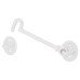 Exel Cabin Hook & Eye - 150mm Length - White Iron