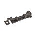 Elan Blacksmith Necked Barrel Bolt - 152 x 37mm - Metalised Antique Black Iron