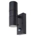 Exel LED Outdoor Up & Down Wall Light with PIR - IP44 - Anthracite