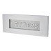 Embossed Letter Plate - 254 x 101mm - Polished Chrome Embossed Letter Plate - 254 x 101mm - Polished Chrome