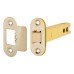 Exel Heavy Duty Tubular Latch - 128mm Case - 107mm Backset - Radius - PVD Brass