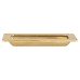 Exel Rectangular Flush Cabinet Pull Handle - 102 x 45mm - Polished Brass Exel Rectangular Flush Cabinet Pull Handle - 102 x 45mm - Polished Brass