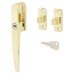 Exel Timber Range Locking Night Vent Wedge Casement Window Fastener - Reversible - Gold
