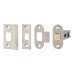 Exel Contract Bolt Through Tubular Latch - 67mm Case - 46mm Backset - Radius - Polished Nickel 