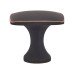 Hampstead Rayon Square Cabinet Knob - 35 x 35mm - Brushed Oil Rubbed Bronze Hampstead Rayon Square Cabinet Knob - 35 x 35mm - Brushed Oil Rubbed Bronze