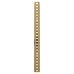 Exel Raised Bookcase Strip - 1829 x 24mm - Electro Brass Plated