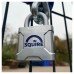 Squire Mercury High Security Padlock - 45mm Body - 19 x 20.5mm Shackle - Silver