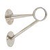 51mm Solid Brass Bar Rail Angled Stem Bracket - Satin Nickel