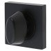 Serozzetta by Carlisle Brass Square Bathroom Turn & Release - 50mm Diameter - Matt Black