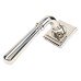 From The Anvil Polished Nickel Door Handles on Square Rose - Newbury Range 