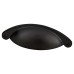 Exel Chest Drawer Cabinet Cup Handle - 64mm Centres - Matt Black