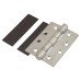 Intumescent Hinge Pads for FD30 & FD60 - Square - 100 x 30 x 0.5mm - Pack of 24