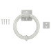 Hampstead Ring Door Knocker - 140 x 120mm - Satin Chrome Hampstead Ring Door Knocker - 140 x 120mm - Satin Chrome