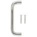 Exel 10mm D-Bar Cabinet Pull Handle - 96mm Centres - Polished Chrome