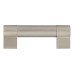 Exel 22mm Chunky Keyhole D-Bar Cabinet Pull Handle - 96mm Centres - Brushed Nickel