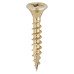 TIMCO C2 Strong-Fix Pozi Double Countersunk Wood Screws - 4.0 x 25mm - Yellow Zinc - Pack of 200