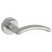 Jigtech Satin Chrome Door Handles on Round Rose - Viper Range 