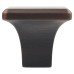 Crofts & Assinder Georgia Square Cabinet Knob - 32 x 32mm - American Copper