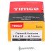 TIMCO Solo Chippy Pozi Countersunk Wood Screws - 3.5 x 25mm - Zinc Plated - Pack of 200