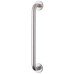 Exel 19mm D-Bar Door Pull Handle on Rose - Screw Fix - 425mm Centres - Satin Stainless Steel