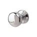Exel Ringed Mortice Door Knob - 65mm Rose Diameter - Polished Chrome