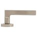 Jedo Satin Nickel Fire Rated Door Handles on Round Rose - Jet Range 