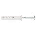 Rawlplug Nylon Countersunk Hammer Fixing - 8 x 120mm - White - Pack of 50