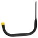 Tubular Garage and Shed Storage Hook with Yellow Vinyl Cap - 160mm Depth - Black & Yellow
