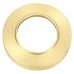 From The Anvil Satin Brass Door Handles on Round Rose - Newbury Range 