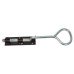 Monkey Tail Gate Bolt - Bow Handle - 460mm Length - Black Japanned 