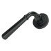 From The Anvil Matt Black Door Handles on Round Rose - Newbury Range From The Anvil Matt Black Door Handles on Round Rose - Newbury Range