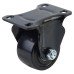Coldene Low Level and High Load Castor - Fixed - 250kg Max Weight - 75mm Diameter - Black