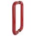 Hoppe AR602/220 Nylon D-Bar Door Pull Handle - Back to Back - 220mm c/c - Rouge Red