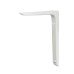 Exel Aluminium Shelf Bracket - 100 x 150mm - White