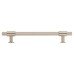 Hampstead Falmouth 12mm Knurled T-Bar Cabinet Pull Handle - 160mm Centres - Satin Nickel