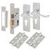 Exel Victorian Scroll Euro Lock Door Handle Kit - Polished Chrome