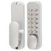 Codelocks CL160 Easy Code Push Button Code Lock and Latch with Intumescent - Holdback - Silver Grey Codelocks CL160 Easy Code Push Button Code Lock and Latch with Intumescent - Holdback - Silver Grey